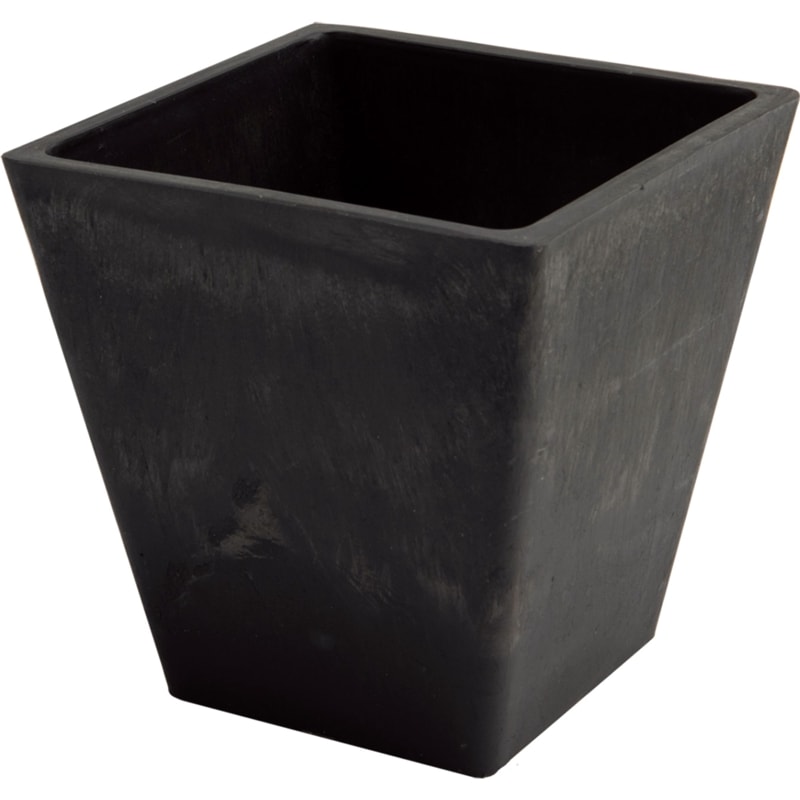 SKスクエアポット 15.5xH15.5 ブラック