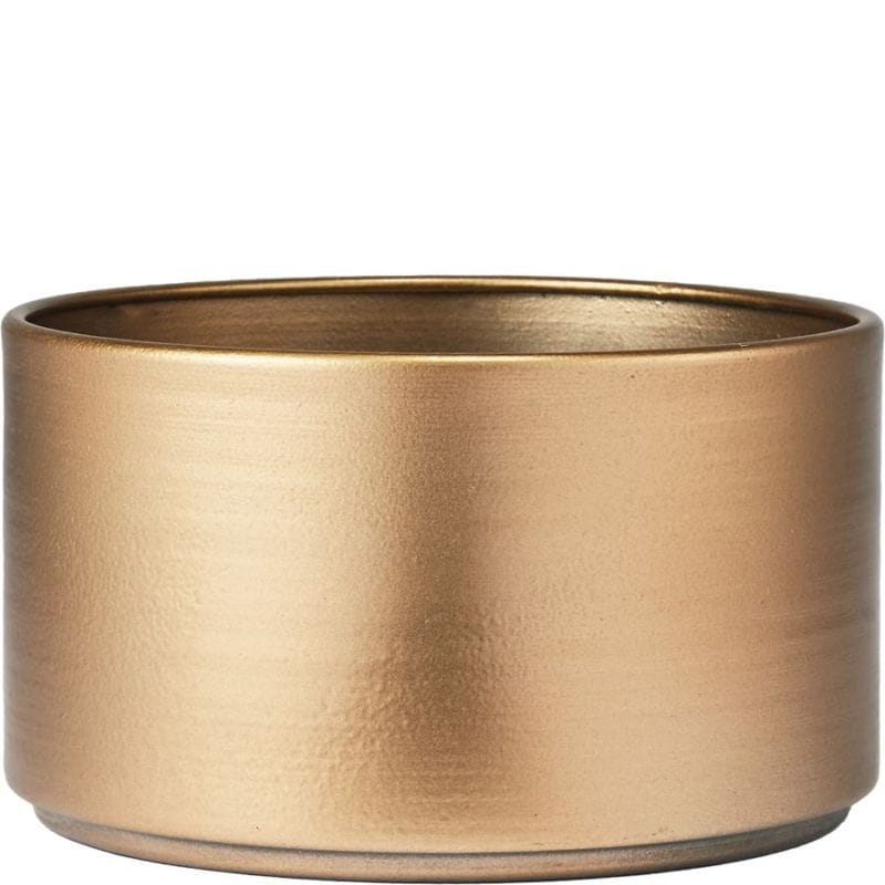 MC浅型円柱 アンティークゴールドH8 | 鉄製花器 | 花の資材通販ホワイエ