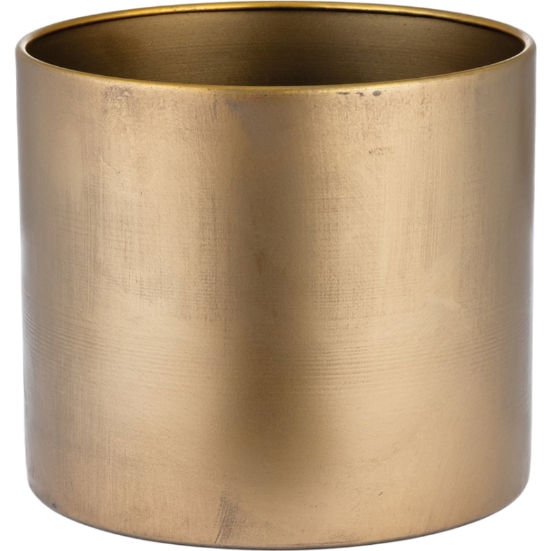 migch　アンティークゴールド　　スチール製　W120　高さ調整可　店舗 MC円柱ベースアンティークゴールド φ12xH9.5 | 鉄製花器 | 花の