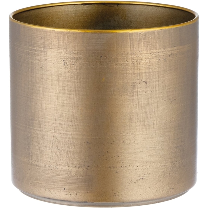 MC円柱ベース アンティークゴールドH14