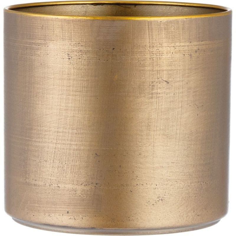 MC円柱ベース アンティークゴールドH14