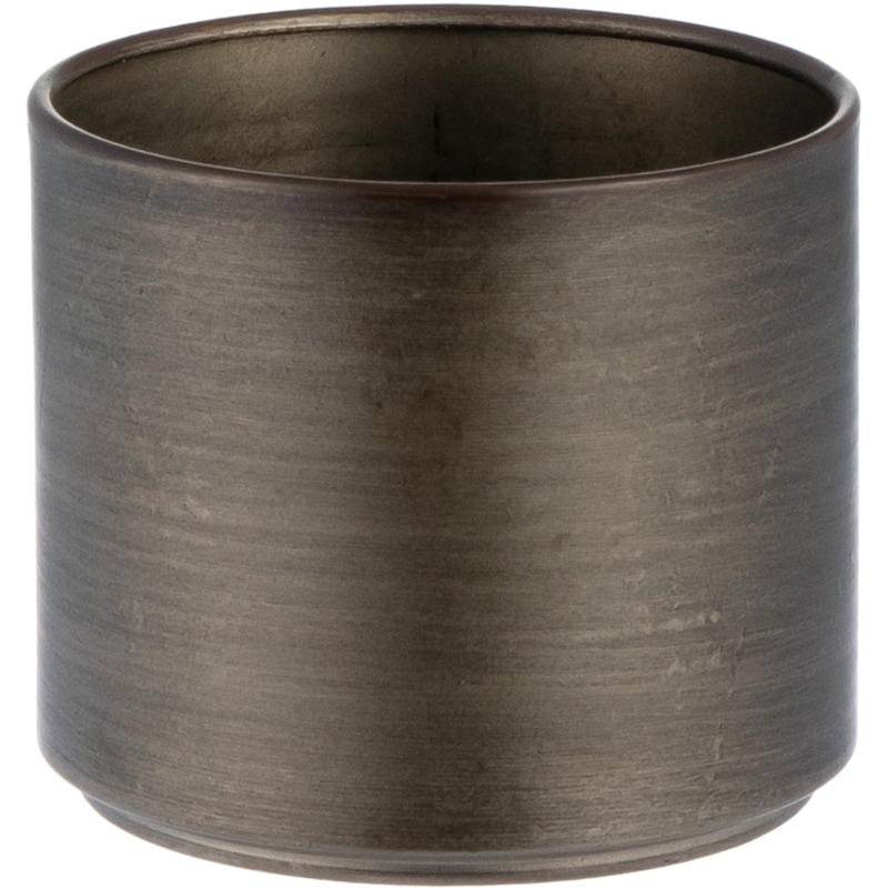 MC円柱ベースアンティークゴールド φ12xH9.5 | 鉄製花器 | 花の資材