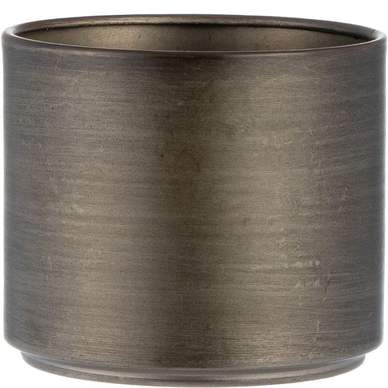 MC円柱ベース ダークブラックH14 | 鉄製花器 | 花の資材通販ホワイエ