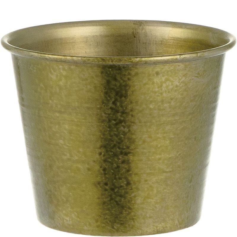 MC円錐ポット グリーンゴールドH8