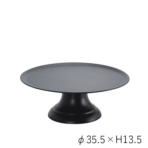 PVスタンドトレーブラック φ35.5xH13.5
