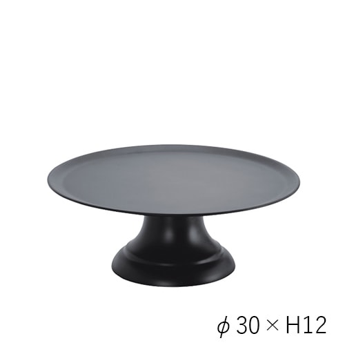 PVスタンドトレーブラック φ30xH12