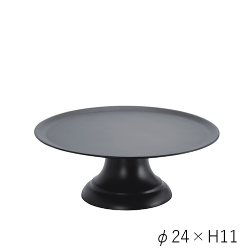 PVスタンドトレーブラック φ24xH11