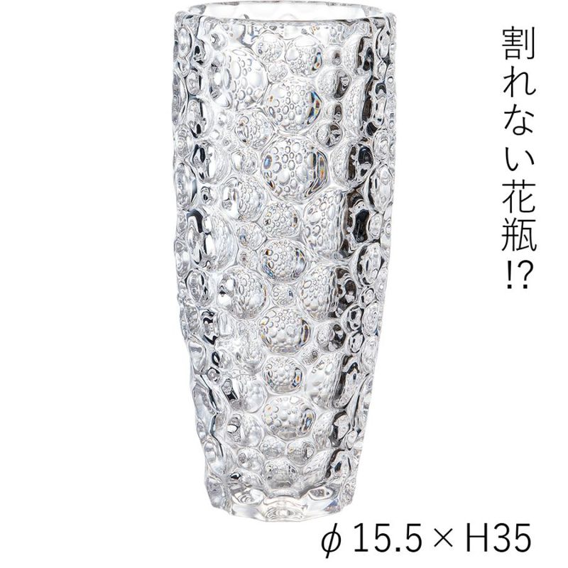 割れない花瓶!?ポリカ】PV円柱MOSAIC H25 | ポリカーボネート製品 | 花