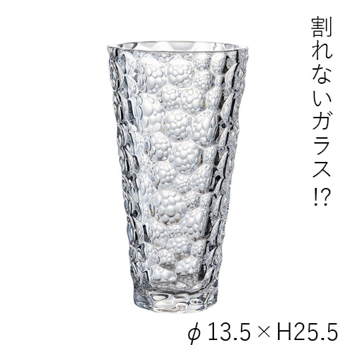 【割れない花瓶!?ポリカ】PV円錐クリスタインフィニティ H25.5