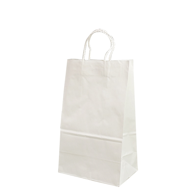 アレンジ袋（紙袋）100枚セット 胴長ホワイトS※台紙100枚付き