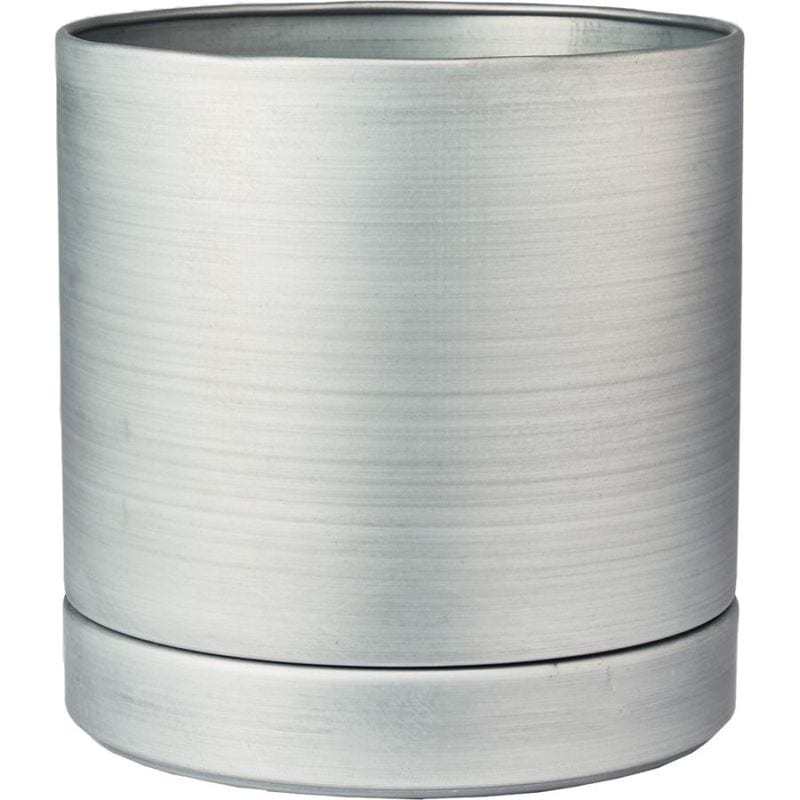 MC円柱メタルecoポット皿付|鉄はエコ|ナチュラルアイアンマット#5