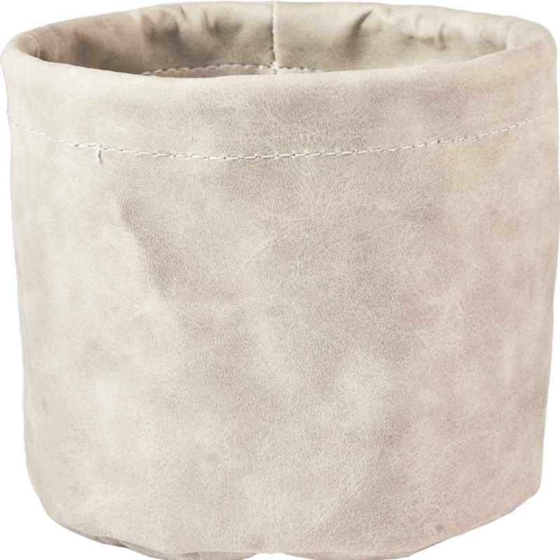 MHレザーポット3.5号 アッシュグレー