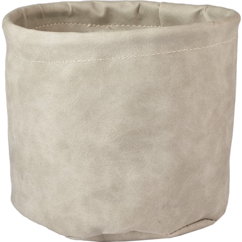 MHレザーポット4号 アッシュグレー