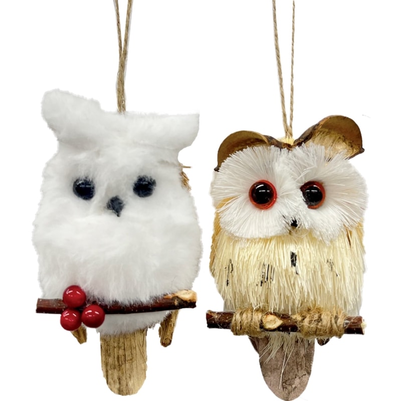 オーナメントミミズク2種セット