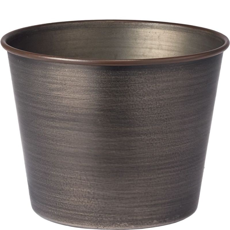 MC円錐ポット ダークブラックH9.5