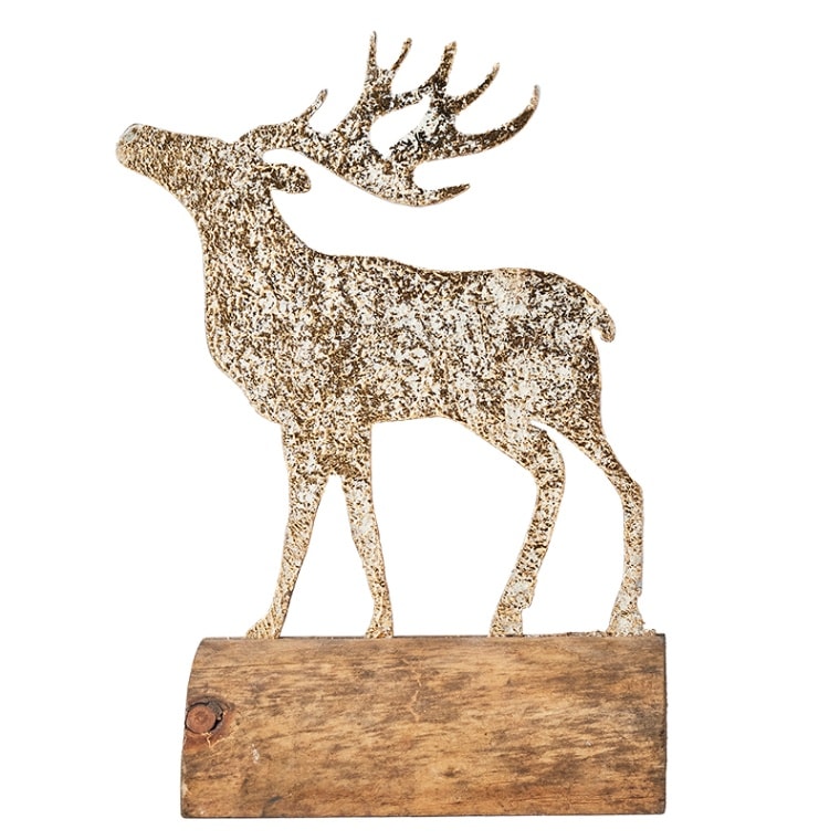 BGメタルゴールドトナカイ H20 | 2025シーズン商品,クリスマス