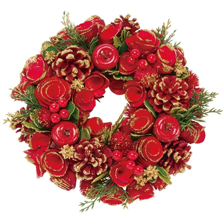 リースレッド眠りアップルコーンラメS