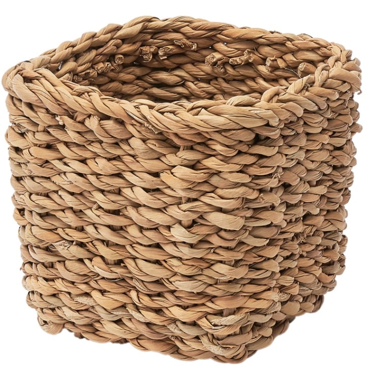 【値下げOK】一刀彫 天然木 フルーツバスケット 花台オブジェ ポプリ入れ 特大 ホグラバスケット バスケット・カゴ 花の資材通販ホワイエ