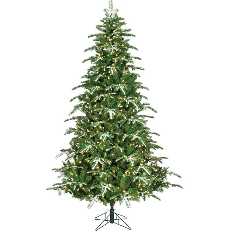 HTスノーフロストツリー ウォームホワイトLEDライト付φ188cmxH3m【別途大型サイズ料金要商品|北海道,九州,四国,沖縄】