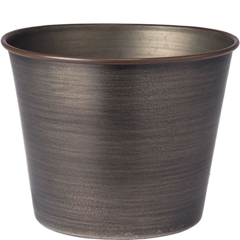 MC円錐ポット ダークブラックH8