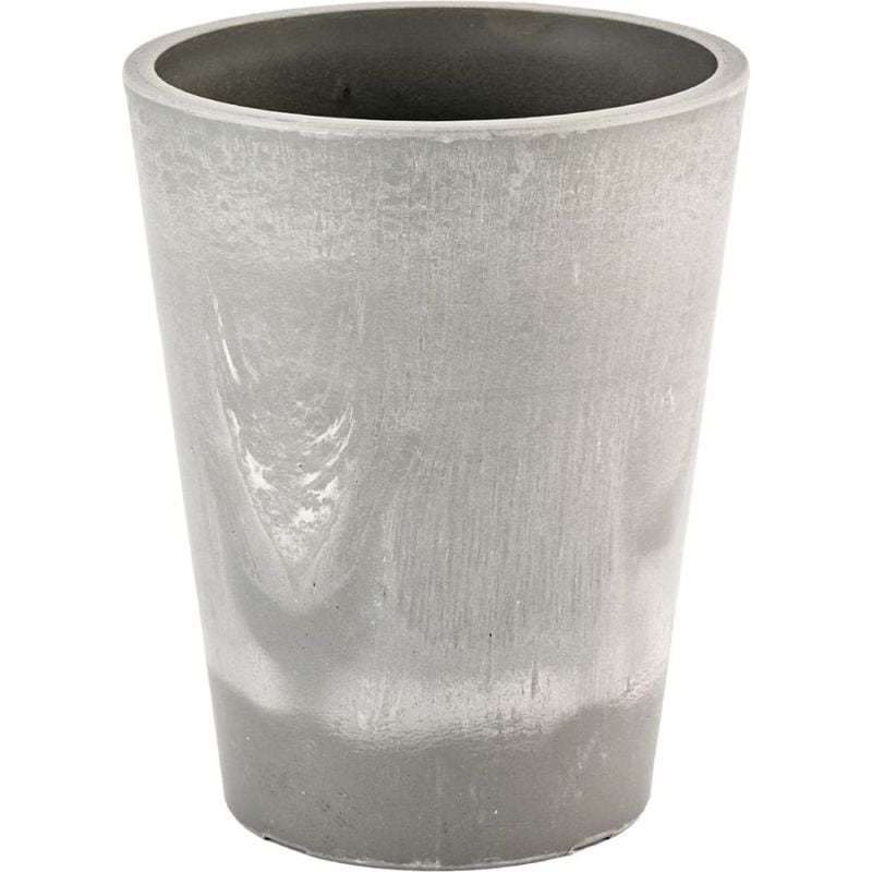 SK円錐ロングポット15.5xH19 ライトチャコール