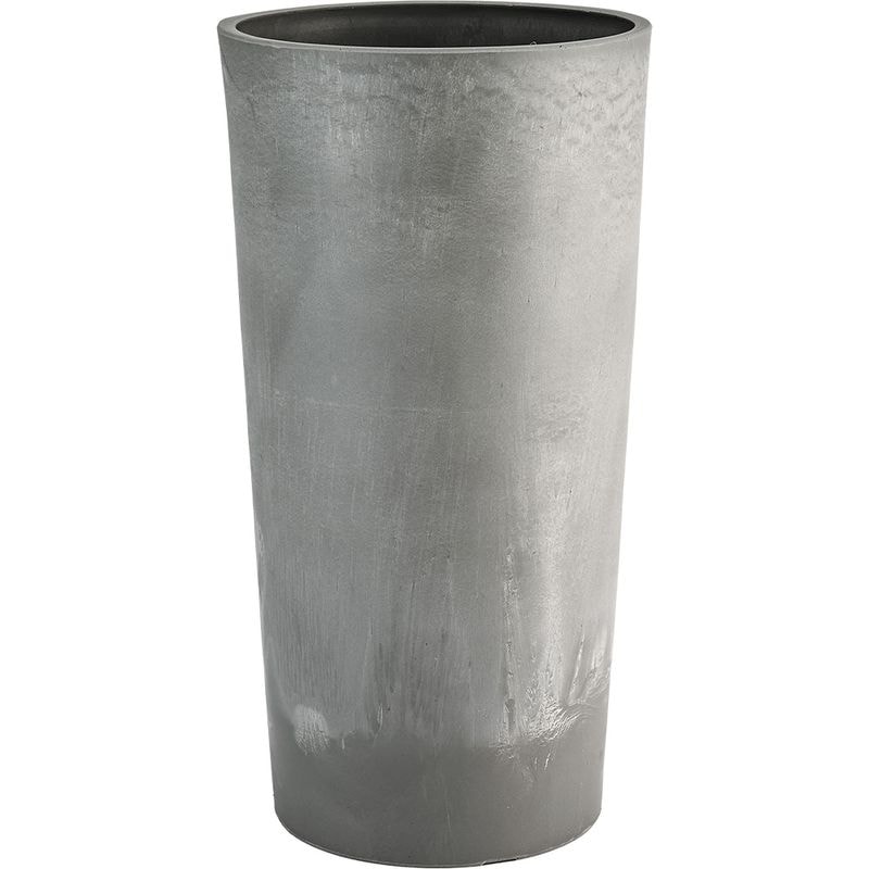 SK円錐ロングポット23xH44 ライトチャコール