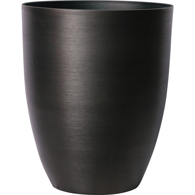 【予約商品】【再入荷】FRラウンドプランターブラックストーンM φ35×H42.5