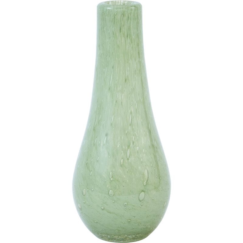 DGウォータードロップH18 ライトグリーン | ガラスの花瓶・花器
