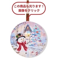 HEルミナスキャンパスφ12 スノーマンとツリー