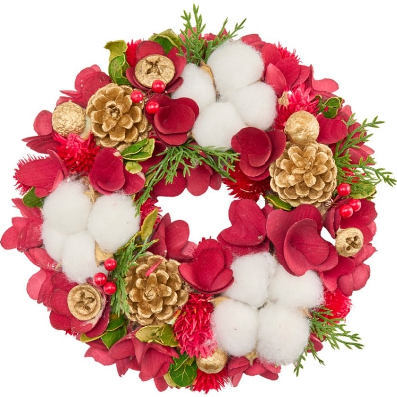 リースレッドハナ眠りリーフコットンS