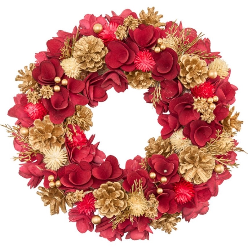 リース クリスマスリース 花の資材通販ホワイエ