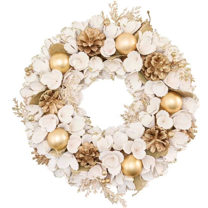 リースホワイトGコーン&ボールラメM