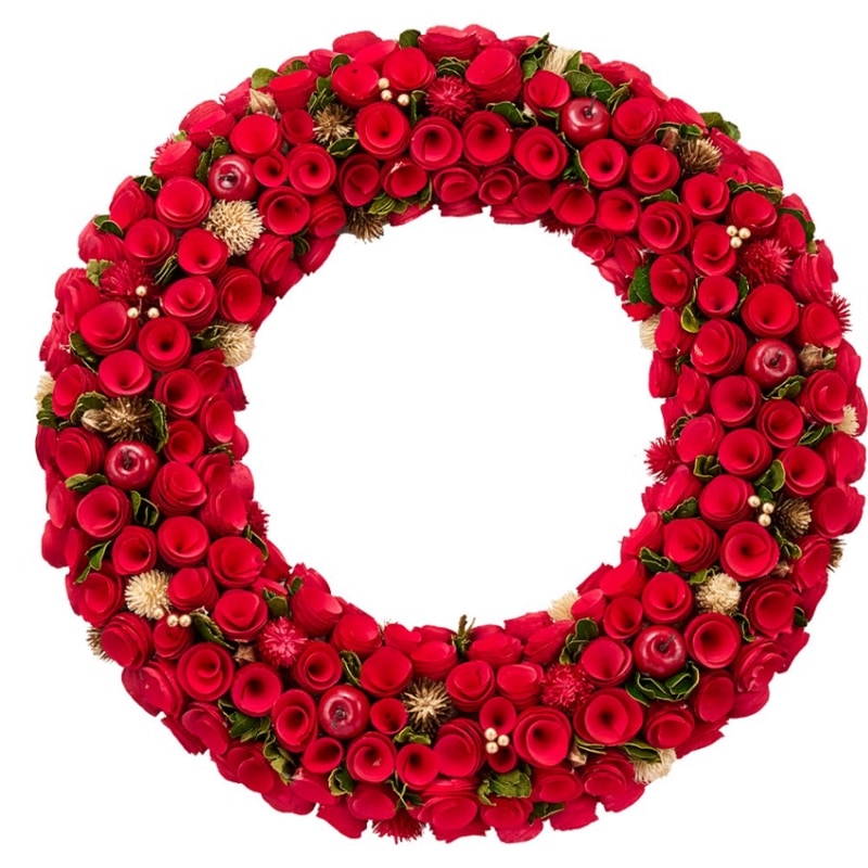 リースレッド眠りアップルリーフモケLL