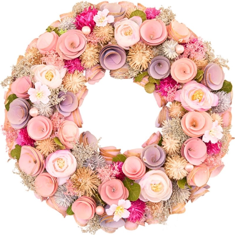 リースピンクパープル眠りフラワーズM