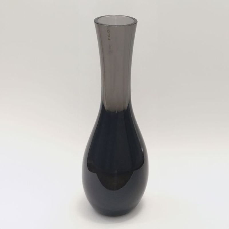 【割れない花瓶!?ポリカ】PVウォータードロップグレイφ3.5xH18