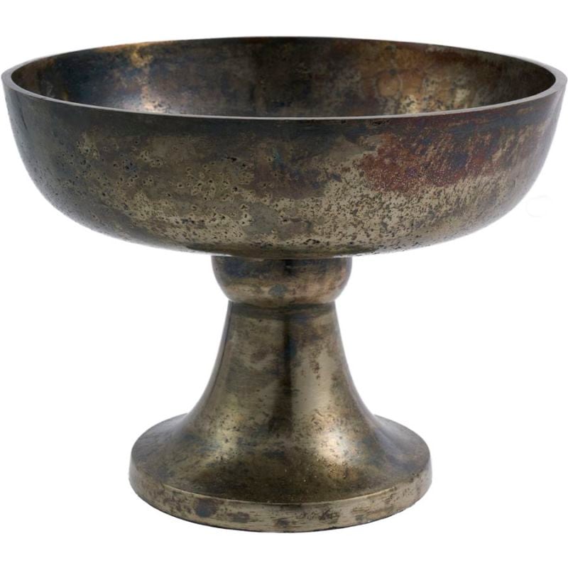 AMスタイルロングコンポート マットゴールドH60 | アルミニウム花器