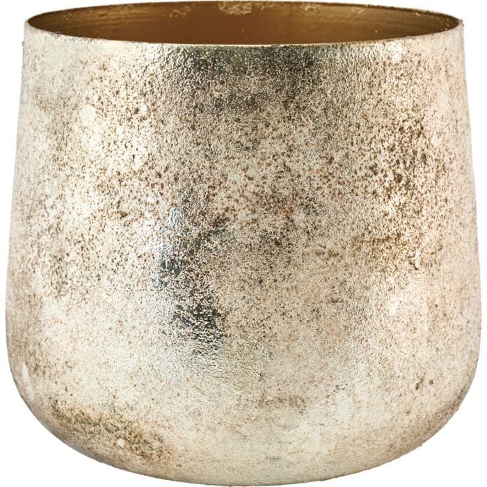 【予約商品】【再入荷】AMボウルポットIZUMO シルバーゴールドH16