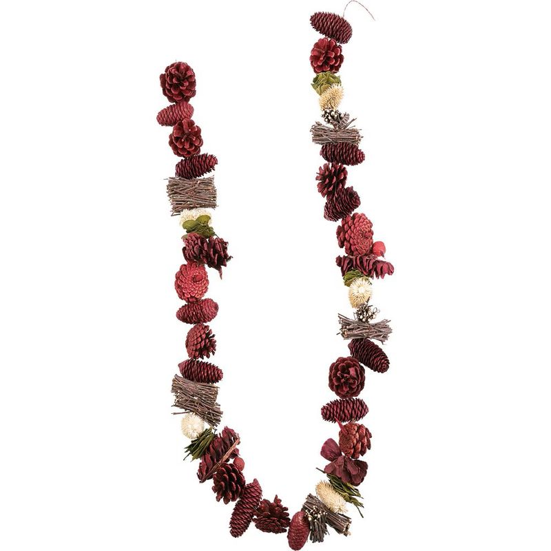 【受注生産】ガーランドレッドコーンズホワイトブラッシュ170cm