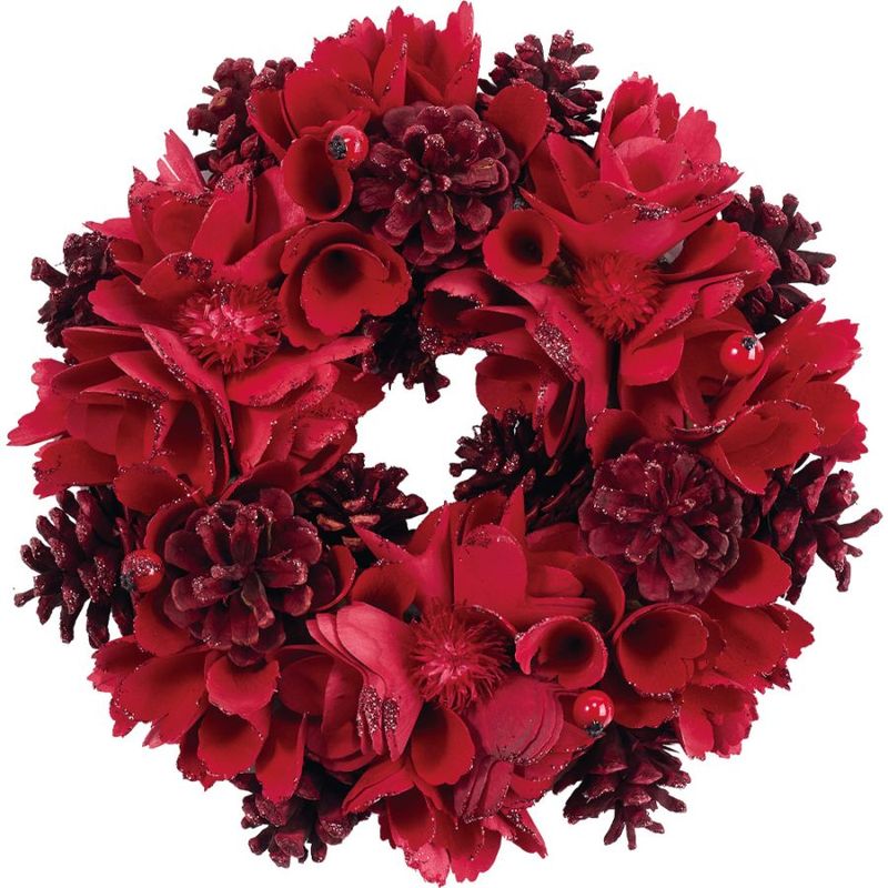 【受注生産】リースレッド眠りコーンレッドラメS