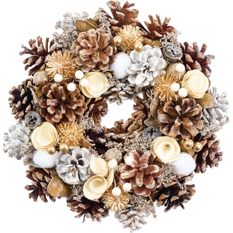 【受注生産】リースブラウンコーンミックスシュガーラメS