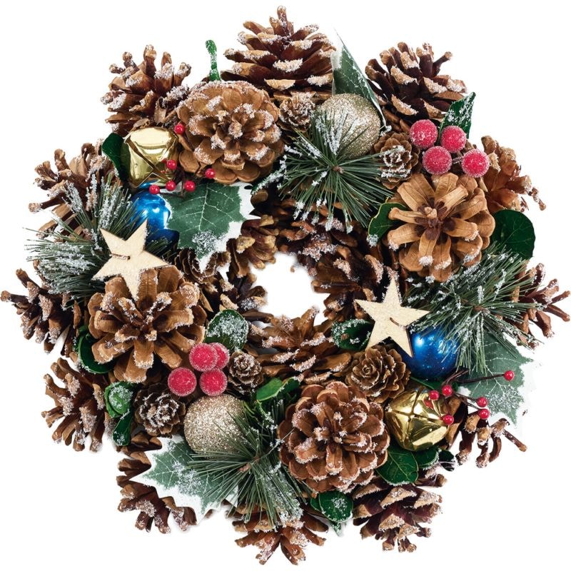 【受注生産】リースブラウンオーナメントシュガーS