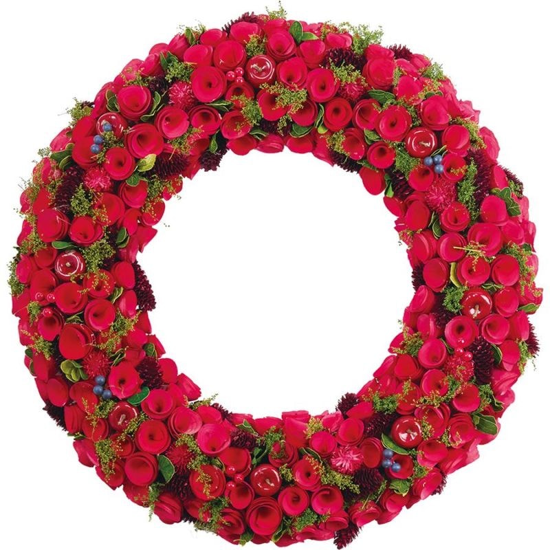 【受注生産】リースレッド眠りアップルベリーモケLL