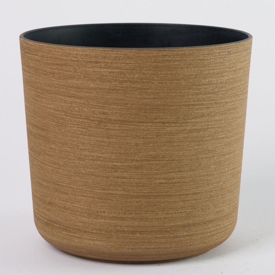 ★新商品★FRアールポットブラッシュドウッドS φ14.5xH13.5