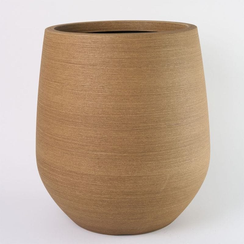 ★新商品★FRバレルポット ブラッシュドウッドM φ38.5xH42.5