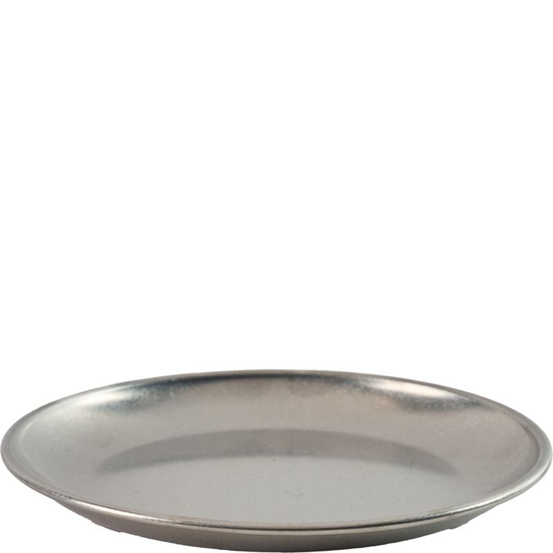 SS Round Tray AS φ14xH1.5cm