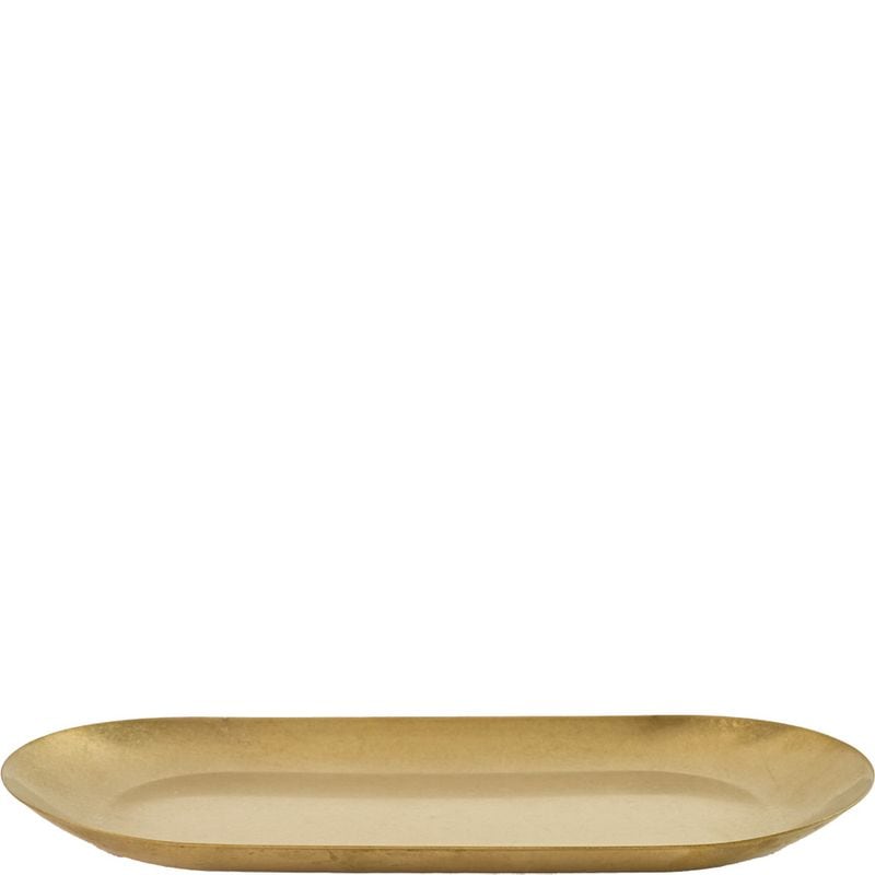 SS Oval Tray VG 18x8.5xH1cm