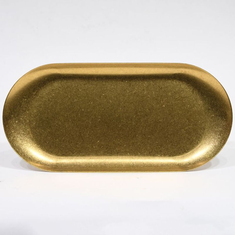 ★新商品★SS Oval Tray VG 18x8.5xH1cm