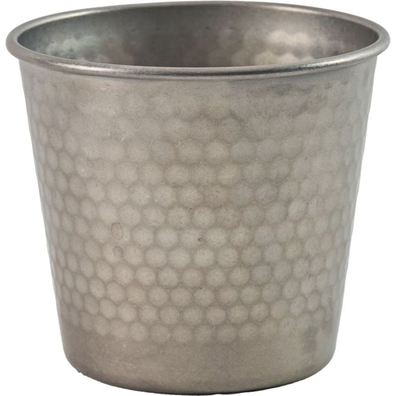 SS Hammered Pot AS φ7.5xH7cm
