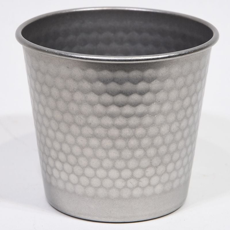 ★新商品★SS Hammered Pot AS φ7.5xH7cm
