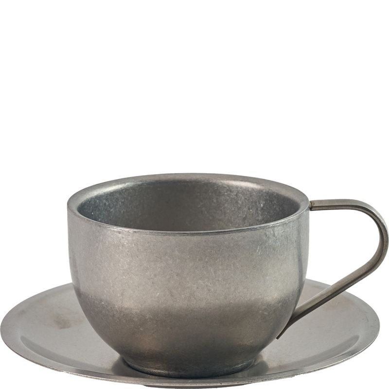 SSDW Botanical Round Cup Pot&Saucer 11x8xH5.5